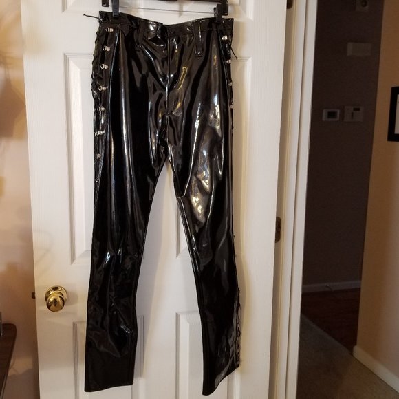 Misfitz Other - Misfitz Goth Pleather/Vinyl Bondage Pants